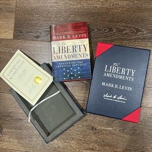 The liberty amendments by mark levin collectible authentic and signed